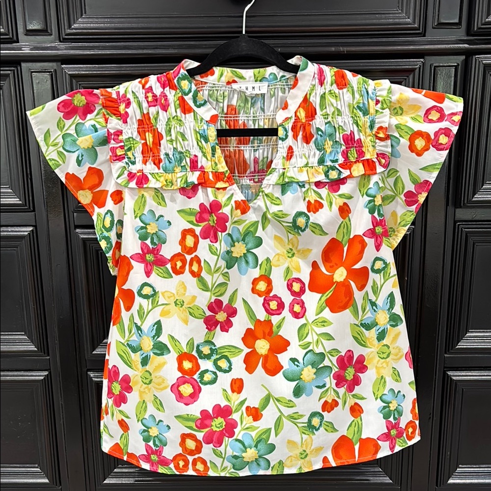 THML Multicolor Floral Blouse